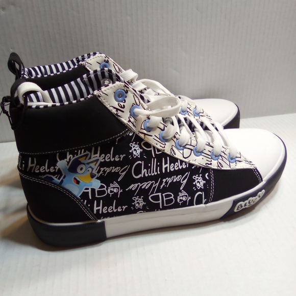 BLUCY High-Top Sneakers with Cartoon Design NEW - Picture 3 of 8
